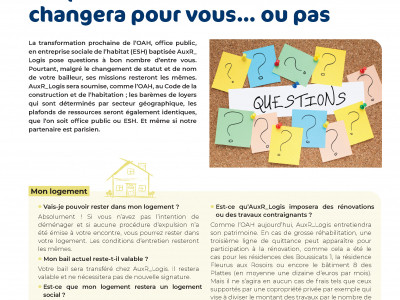 Ce que la transformation de l'OAH changera pour vous... ou pas