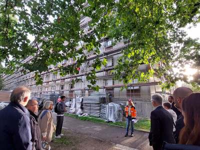 Bâtiment G, rue Fragonard à Sainte-Geneviève.