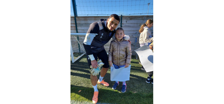 Des jeunes supporters heureux !