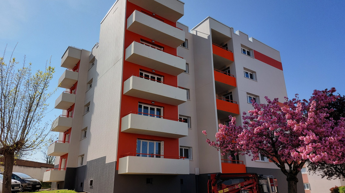 RÉHABILITATION RÉSIDENCE LES PLATTES BÀTIMENT 8 COMMUNE D'AUXERRE